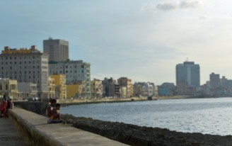 Malecón in La Havana, Cuba.